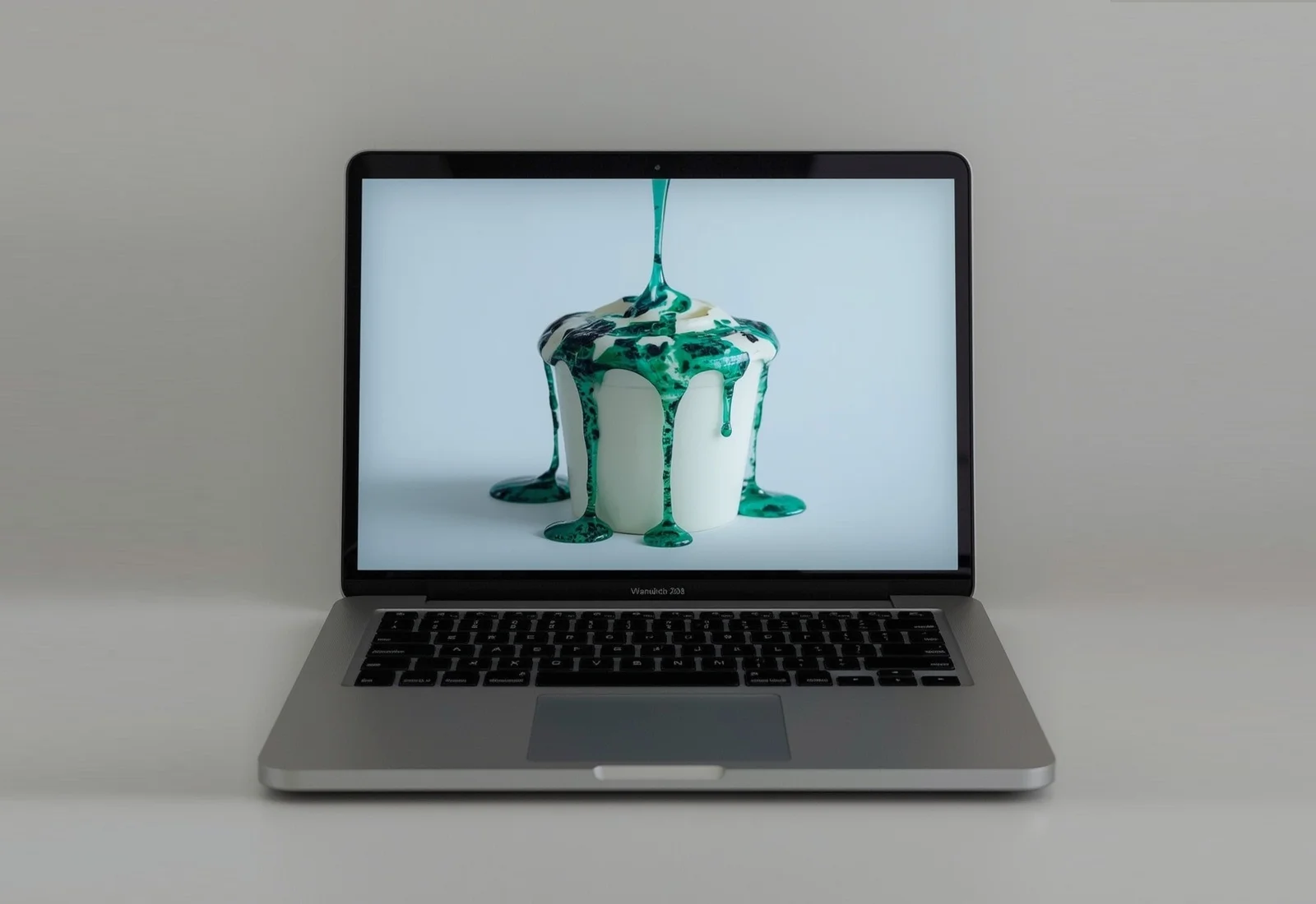 Pantalla con modelo 3D y gráficas de rendimiento